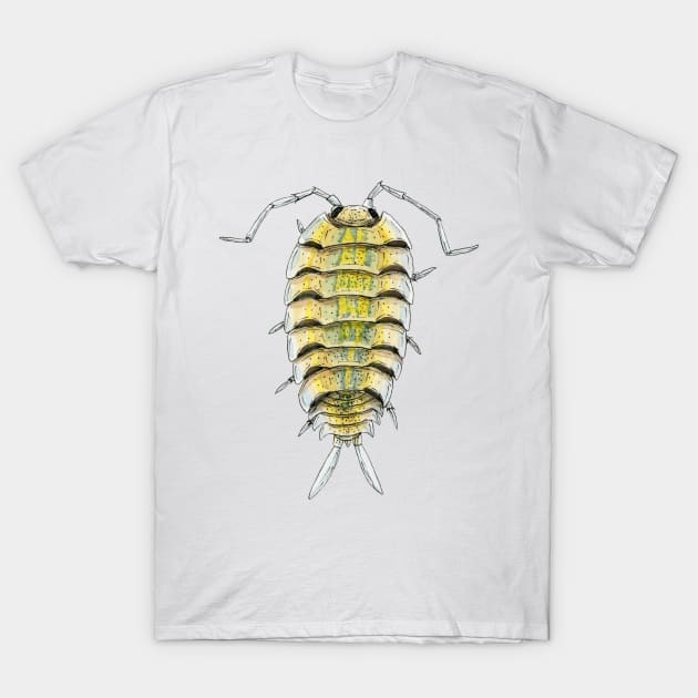 Porcellio bolivari Isopod T-Shirt by paintedpansy